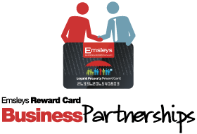 Emsleys reward card business partners list